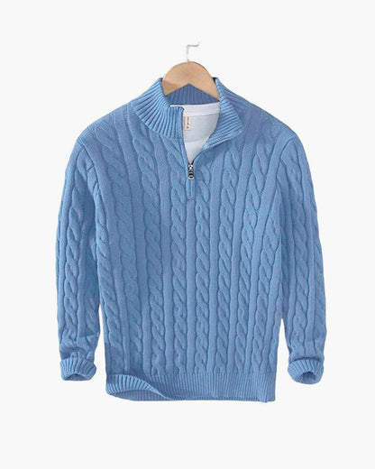 DANTE - Patterned Quarter Zip by Vetro