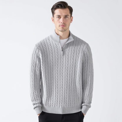 DANTE - Patterned Quarter Zip by Vetro