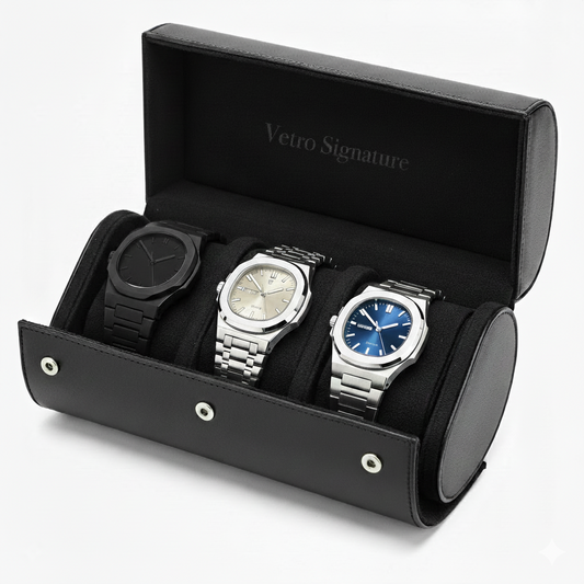 VETRO Collection V3 – 3 Timepieces + Gift Case